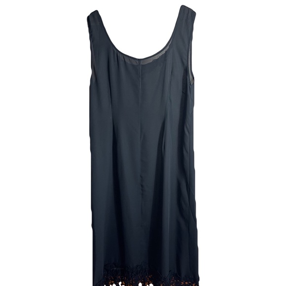 Black Lace Slip Sheer Dress - Picture 7 of 7